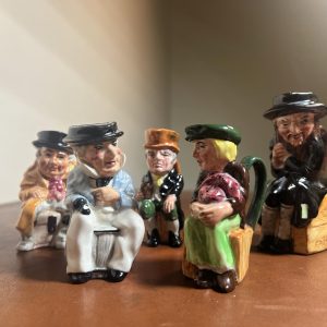 Set of 5 Miniature “Oliver” Toby Jugs