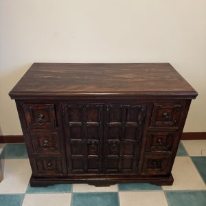 Spanish Colonial Revival style cabinet.
