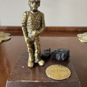 British Mining and Colliery Brass statue