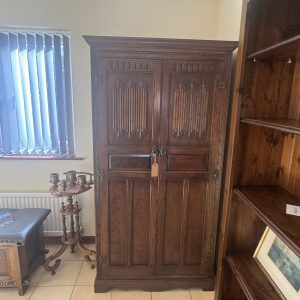 Oak Gothic Revival old charm wardrobe