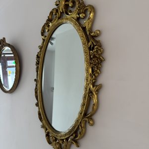 Vintage Syroco gilded wall mirror
