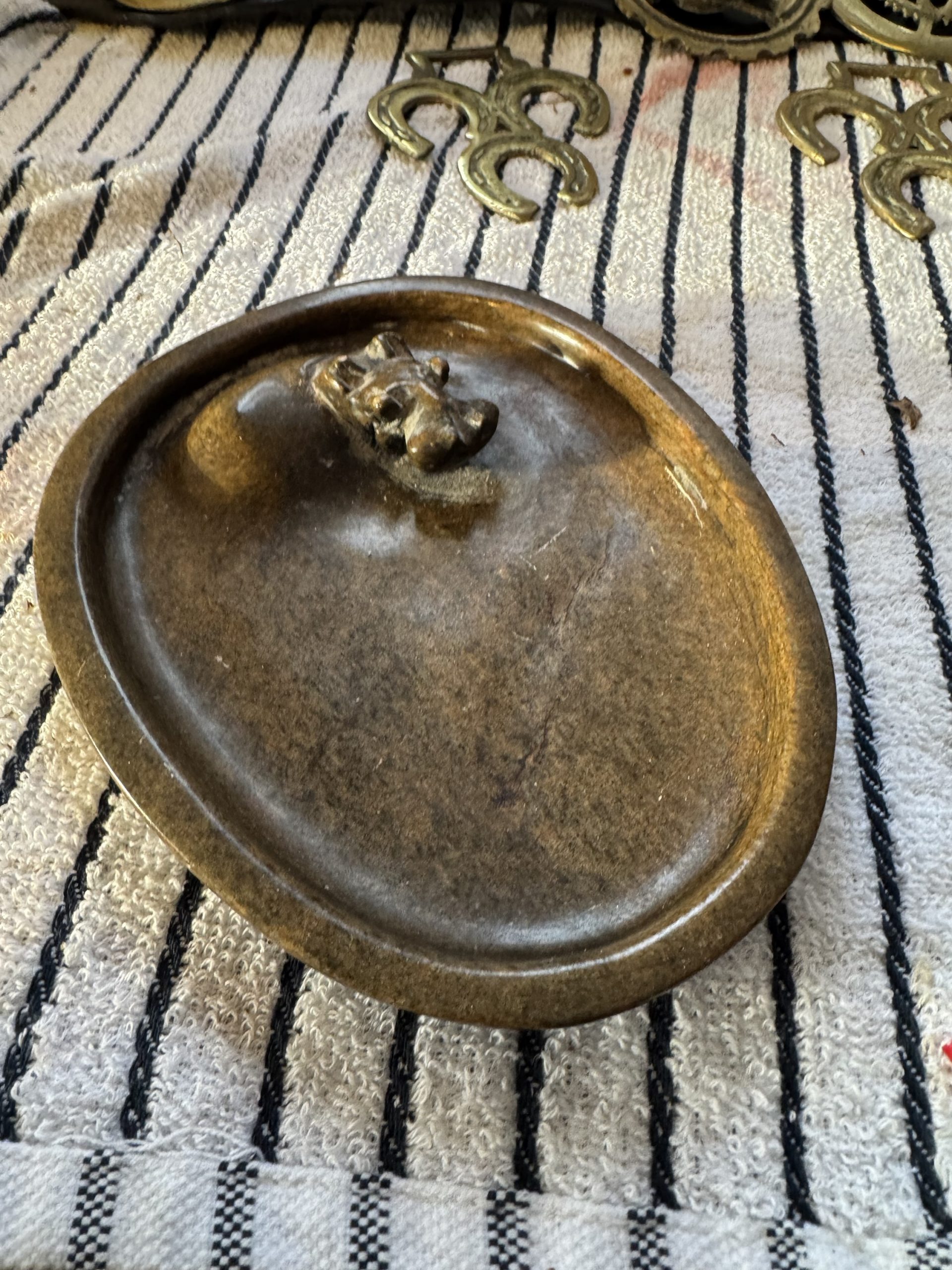Vintage African Decorative Soap dish/ Ashtray
