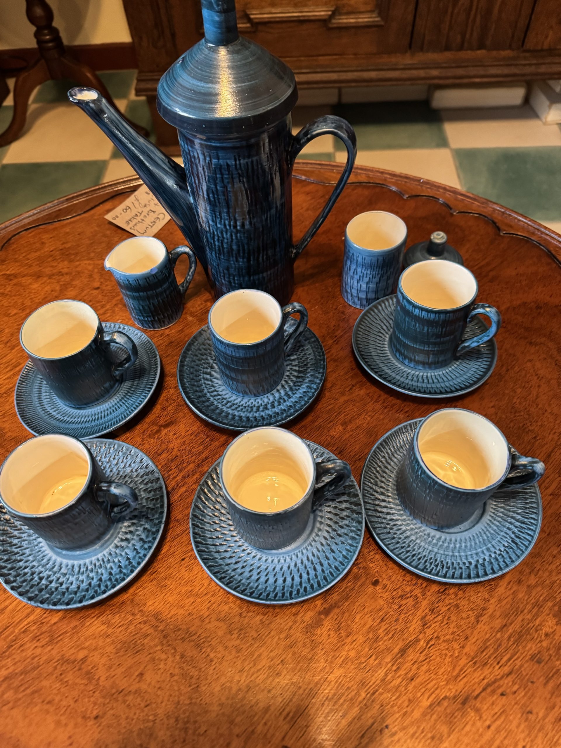 Vintage Bristow Potteries Coffee set - Image 2