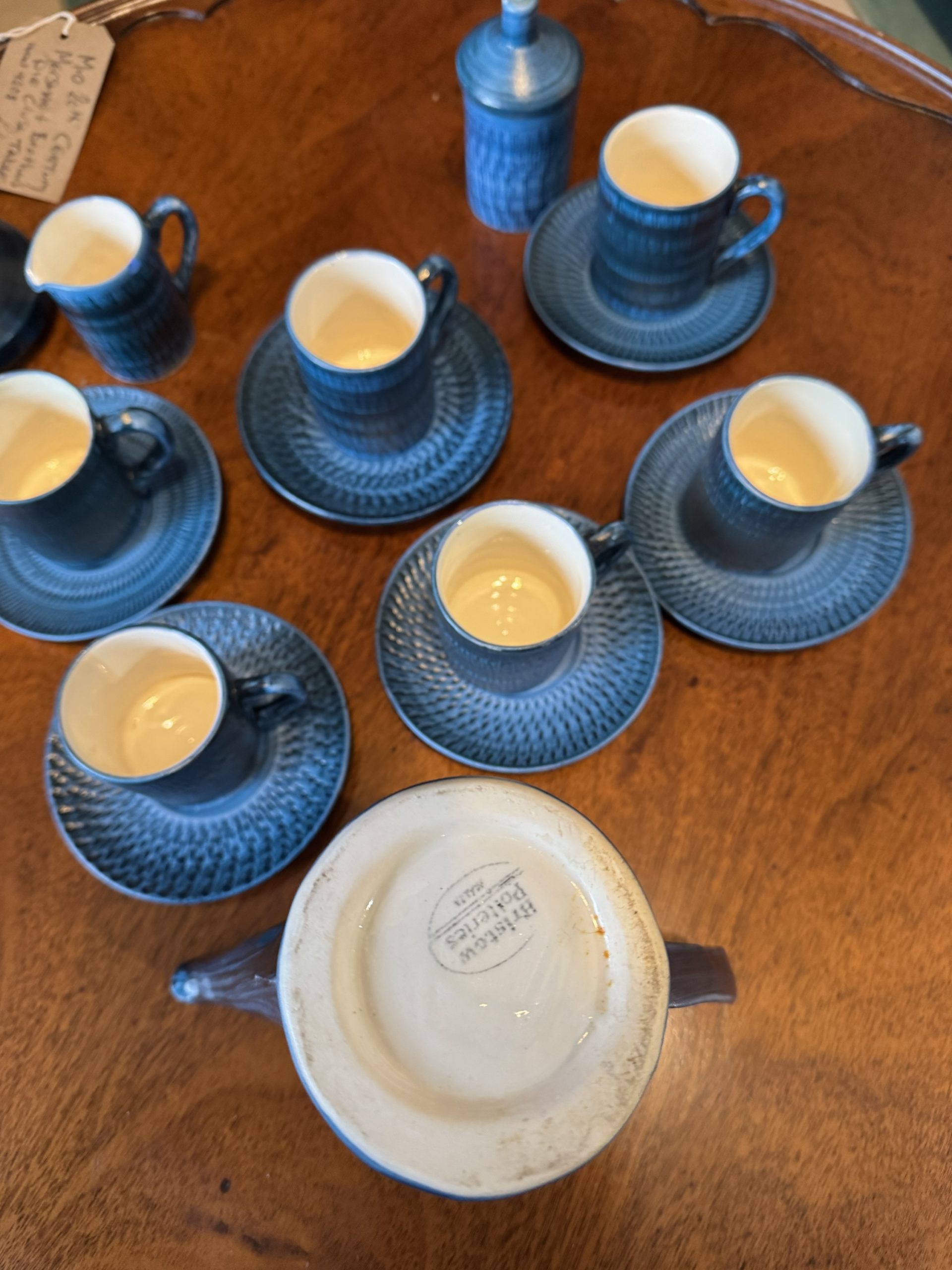 Vintage Bristow Potteries Coffee set - Image 4