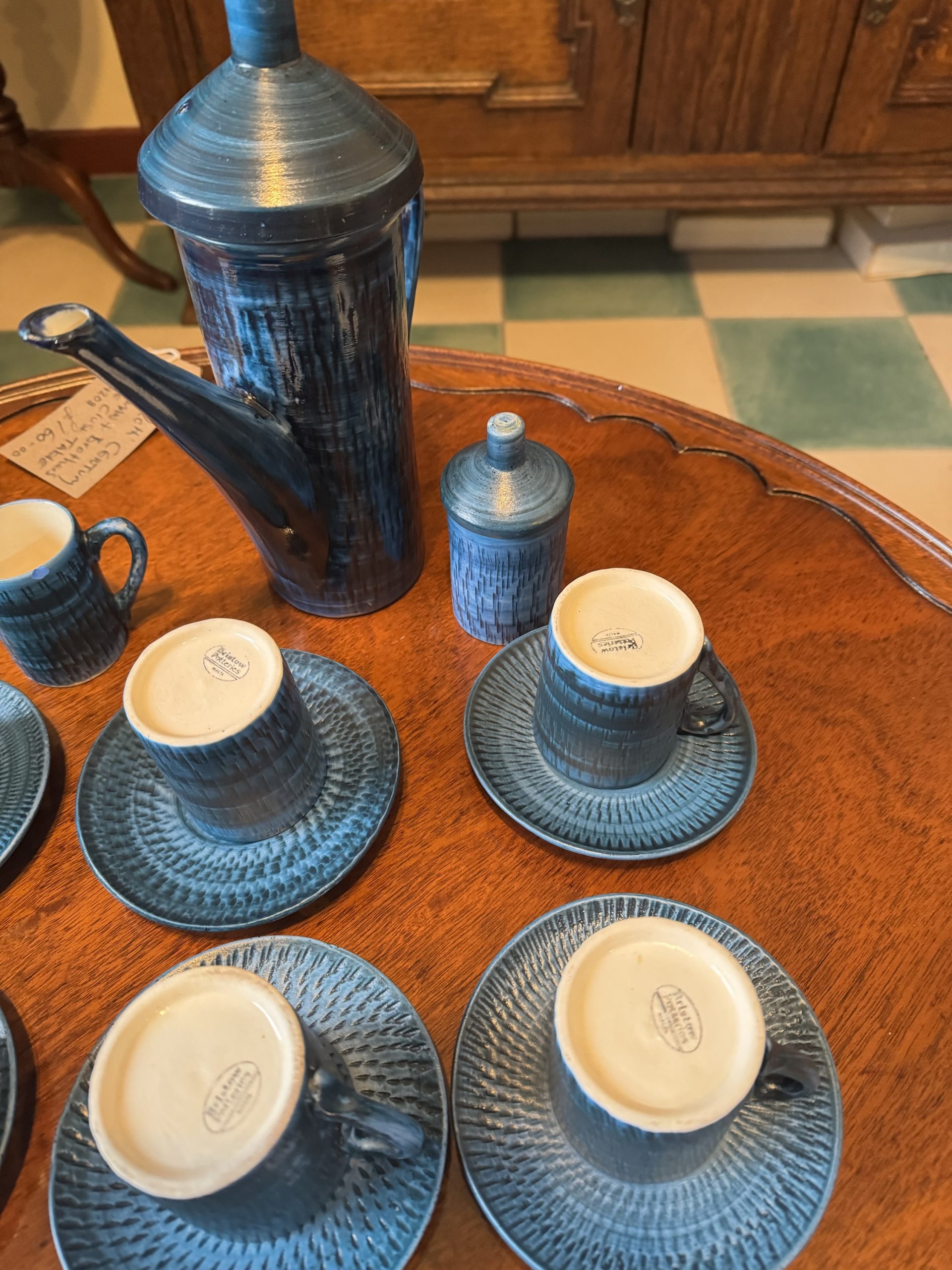 Vintage Bristow Potteries Coffee set - Image 5