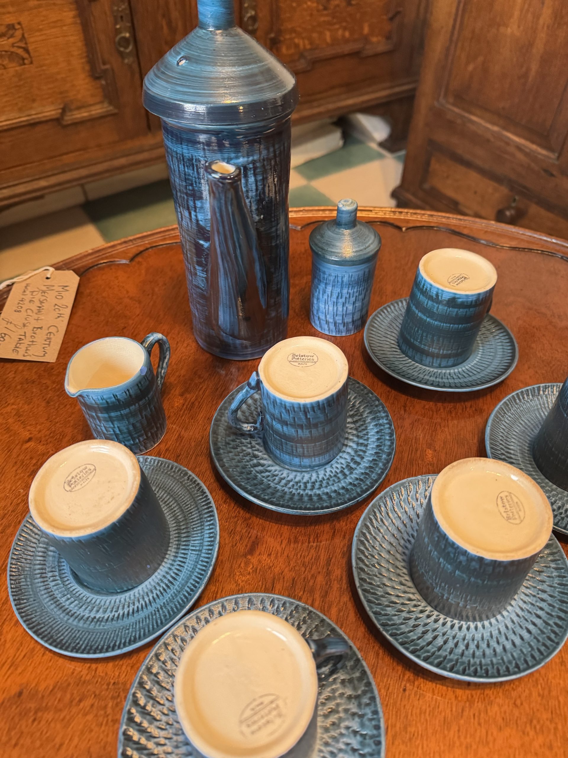 Vintage Bristow Potteries Coffee set - Image 6
