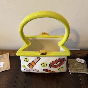 Retro Sonja Picard purse shaped planter
