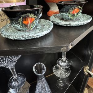 vintage Fat Lava teacup and saucer set