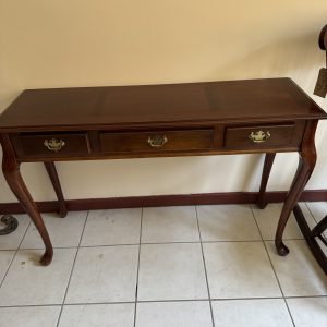 Vintage Queen Anne style console table