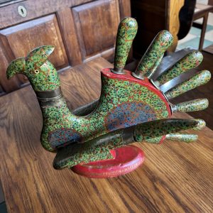 Vintage Red Rooster decorative Knife and carving set