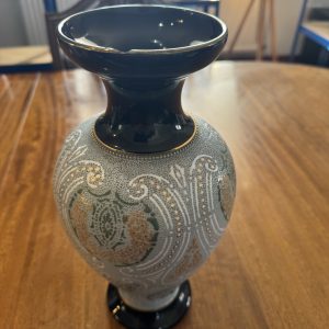 Antique hand decorated Lovett Langley ware vase