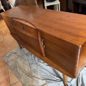 Vintage 1960’s Teak veneer sideboard with drinks cabinet