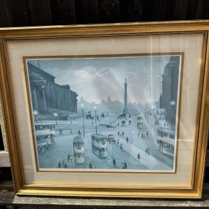 Limited Edition signed Arthur Delaney Print Lime Street Liverpool