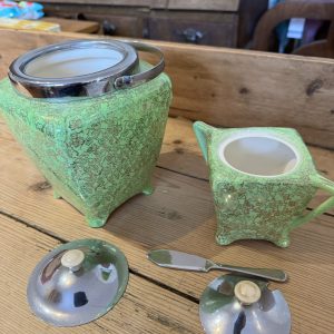 1940’s Midwinter pottery BRAMA  condiment set